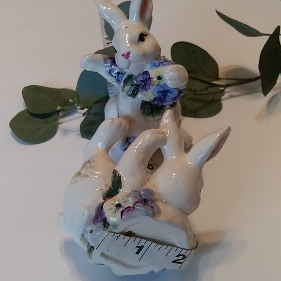 Easter Bunny rabbit set of salt and pepper - Picture 10 of 11